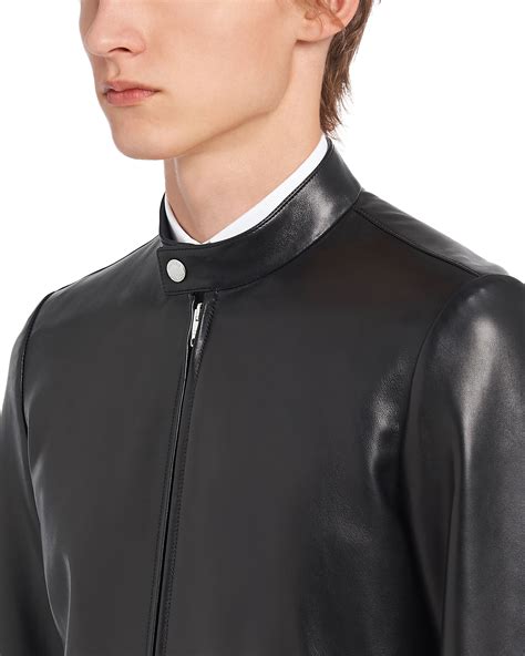 prada mens biker jacket|men's prada jacket sale.